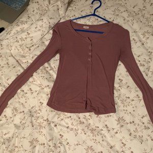 Half button up shirt